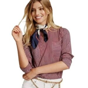 Cabi Style 5335 Franklin Patriot Striped Popover Top